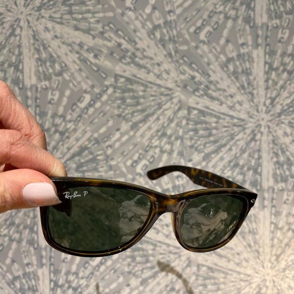Ray-Ban Original Wayfarer Classics. Polarized.  Polished Tortoise. - Picture 5 of 12
